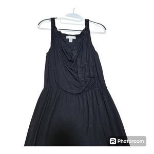 Kenar Black Draped Dress - Size Medium - perfect ☀️ black dress